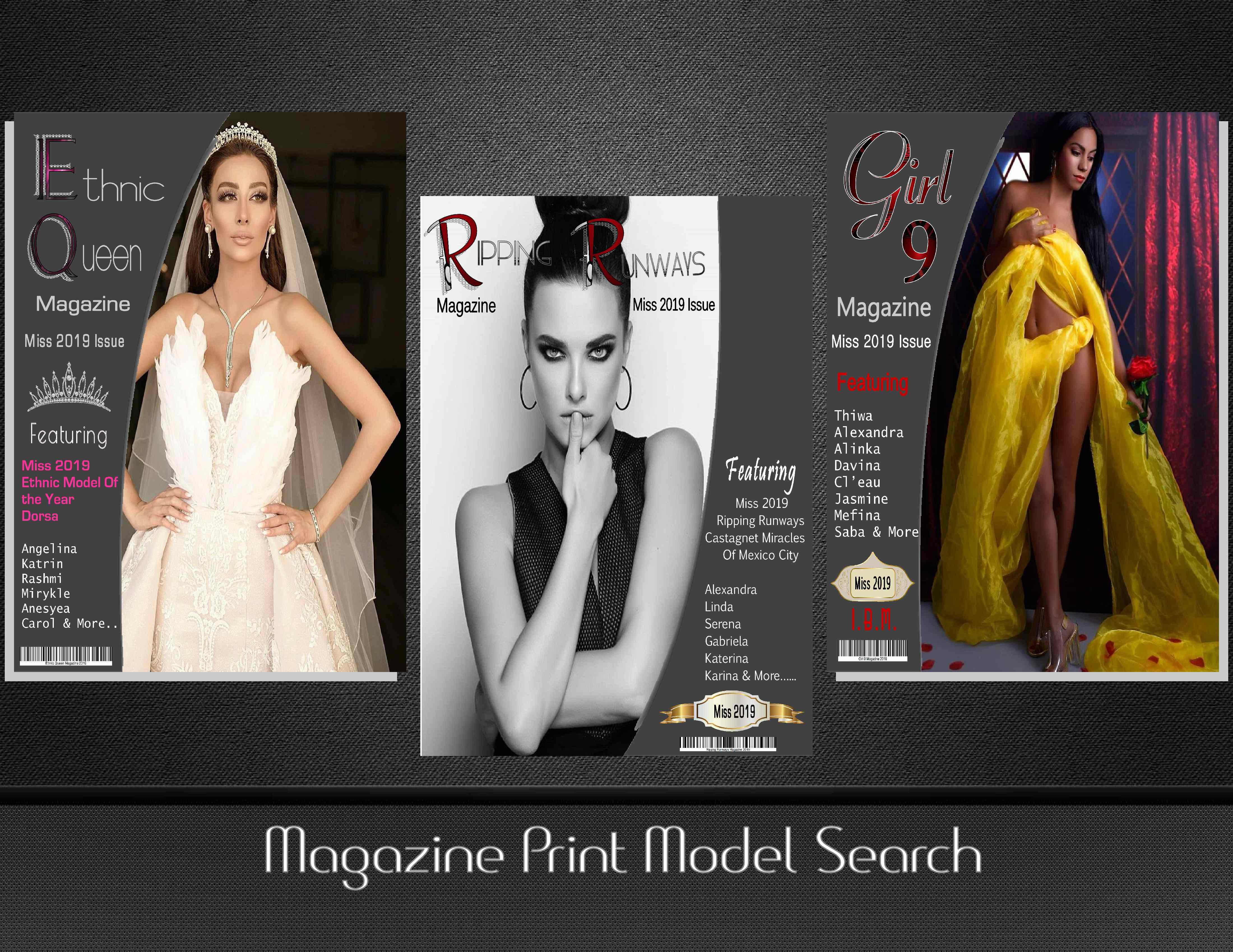 2019 Free Modeling Magazine Online Model Photo Contest casting job at